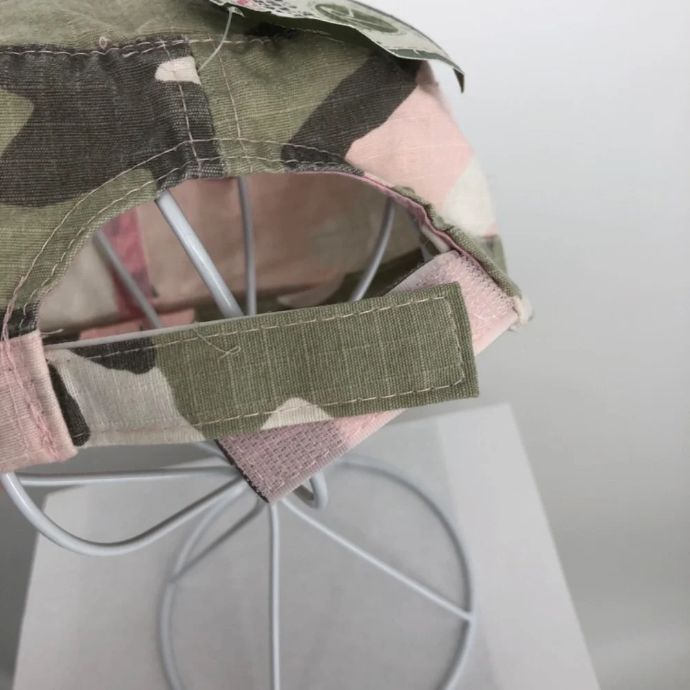 Rothco Womens Rustic Camo Fatigue Cap Pink Green‎ Outdoors Gorpcore Cotton NWT